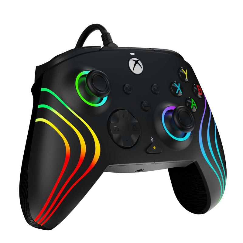PDP Afterglow WAVE Wired Controller for Xbox Series X/S Black with RGB Lights PDP-049-024