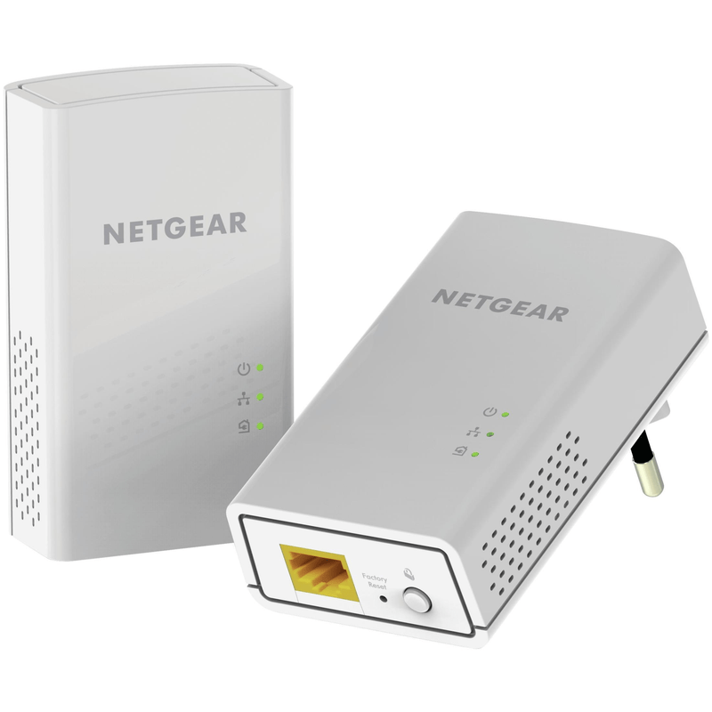 Netgear Powerline 1000 with 1-port Gigabit Ethernet and 802.11AC Wireless 2-pack PLW1000-100PES