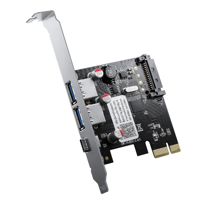 Orico 2 Port USB3.0 PCI-e Expansion Card PNU-2A1C-BK-BP