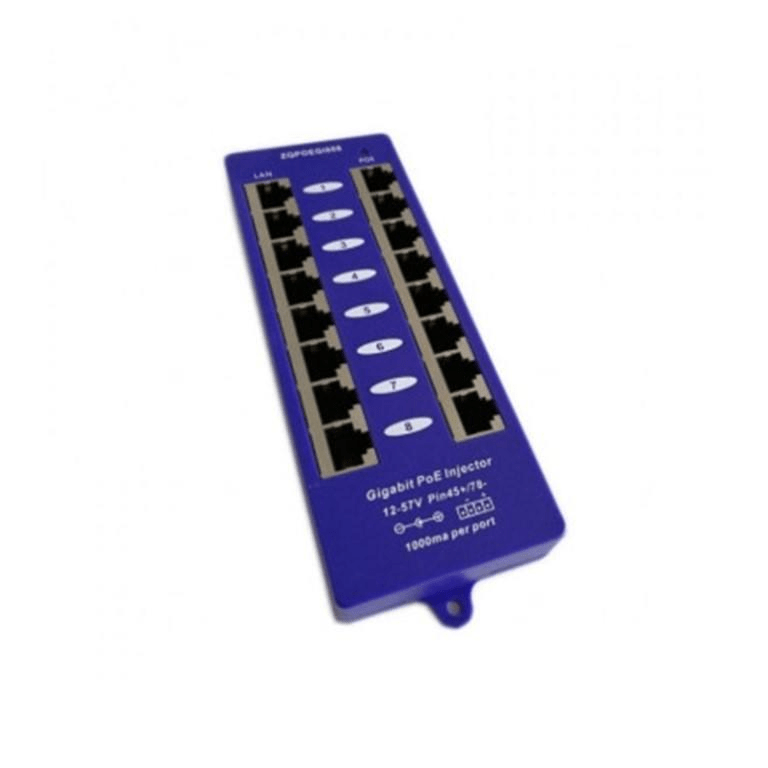 Acconet 8-port Gigabit Passive PoE Injector Hub CT-POE-PP8G