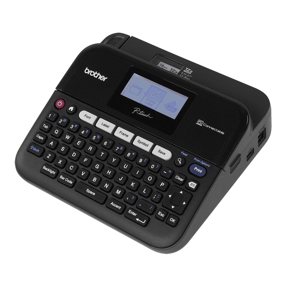 Brother PT D450 Label Printer - Thermal Transfer 180 x 180 dpi Wired PT-D450