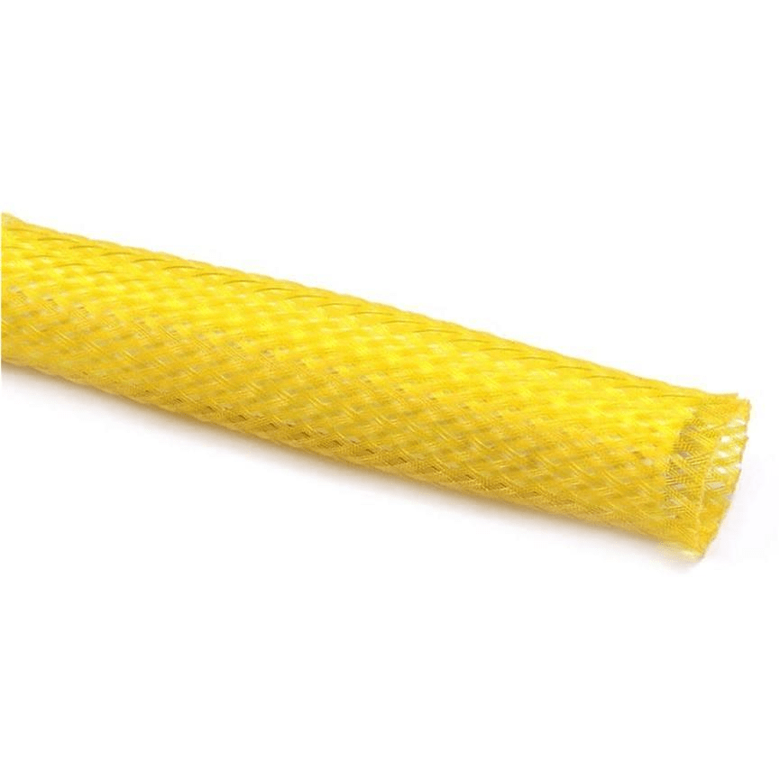 Techflex Flexo PET 6.4mm x 1m Yellow PTN0.25YL