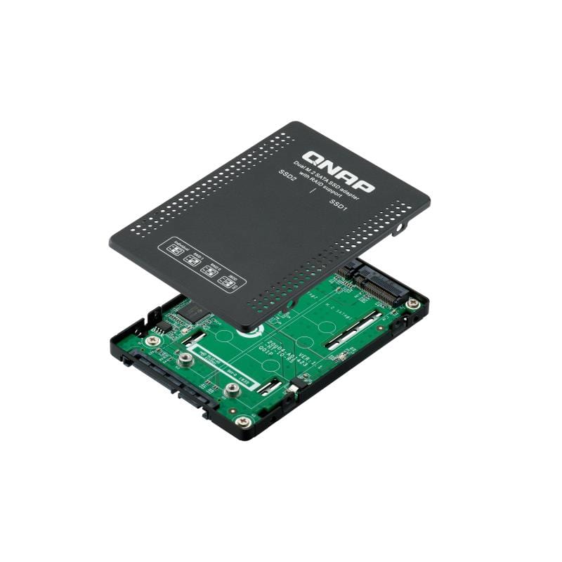 QNAP Storage Drive Enclosure SSD Black QDA-A2MAR