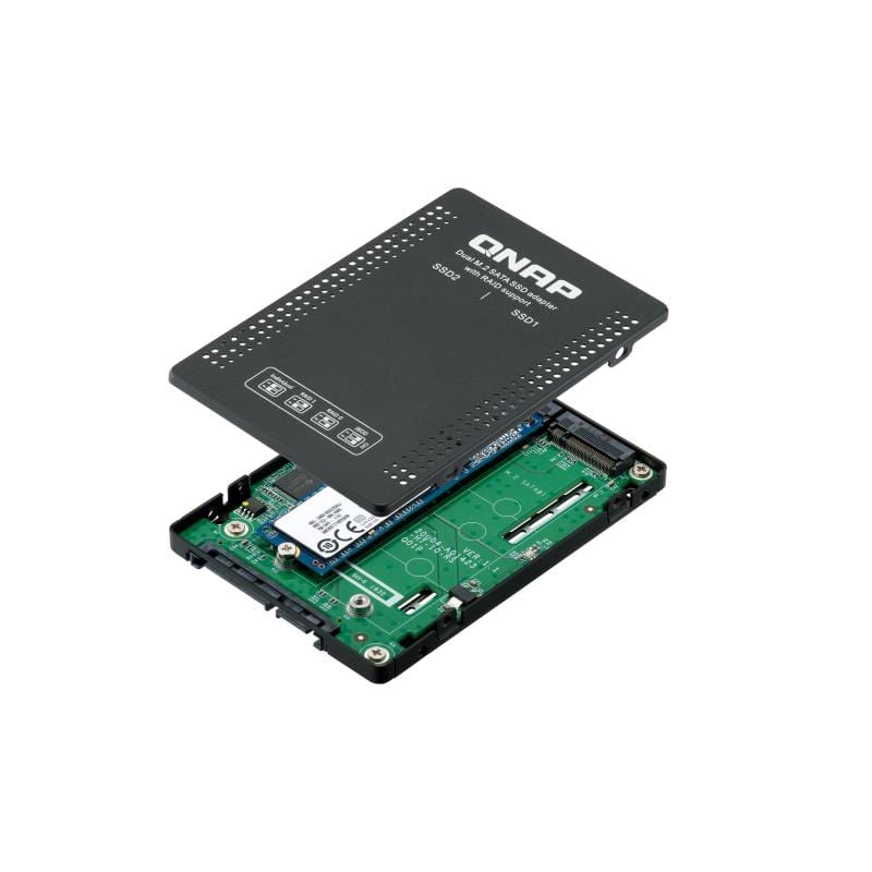 QNAP Storage Drive Enclosure SSD Black QDA-A2MAR