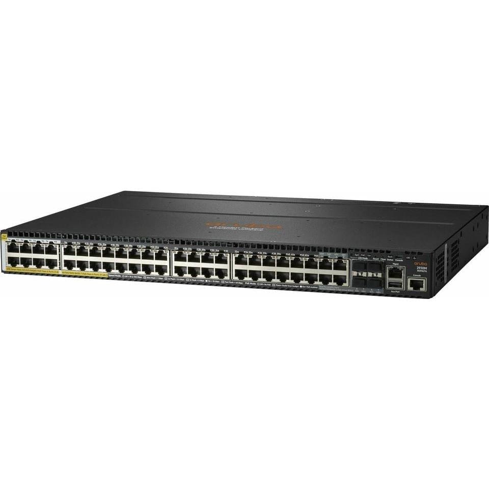 HPE Aruba 2930M 40G 8 HPE Smart Rate PoE Class 6 1-slot Switch R0M67A