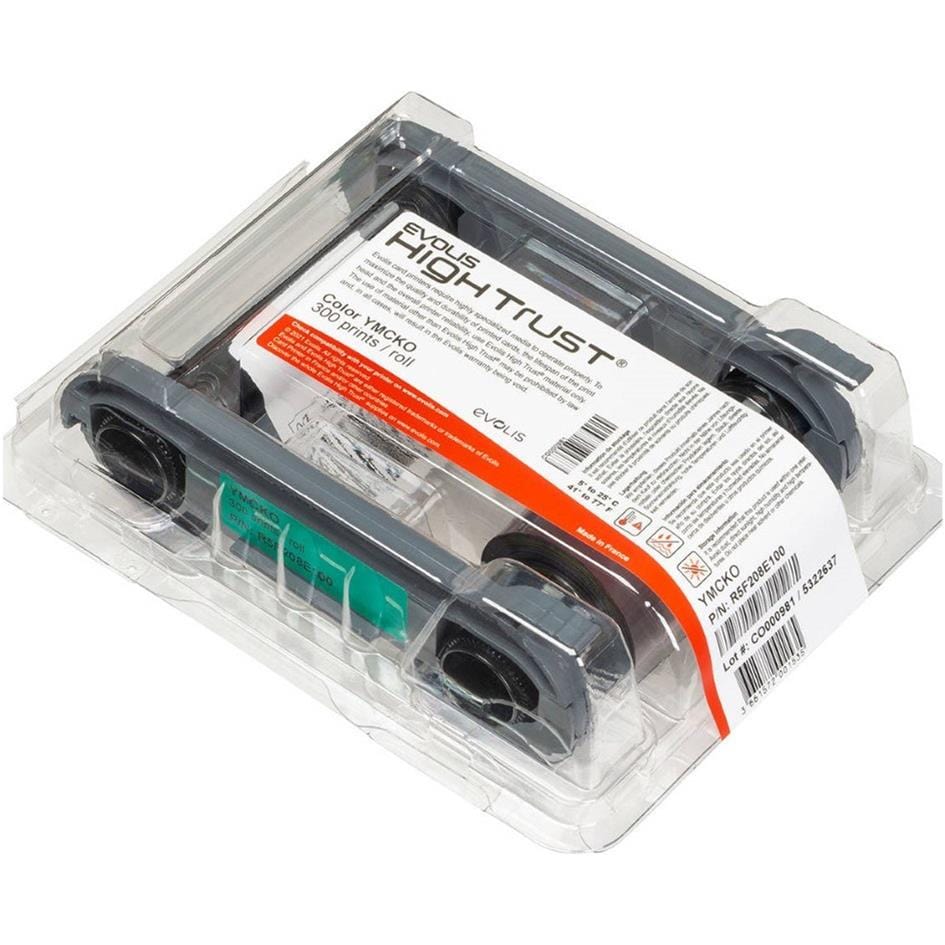 Evolis YMCKO Colour Ribbon 300 Prints R5F208M100