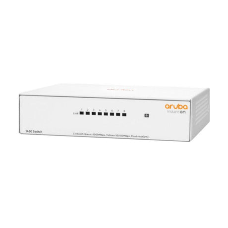 HPE Aruba Instant On 1430 8-port Gigabit Unmanaged L2 Switch R8R45A
