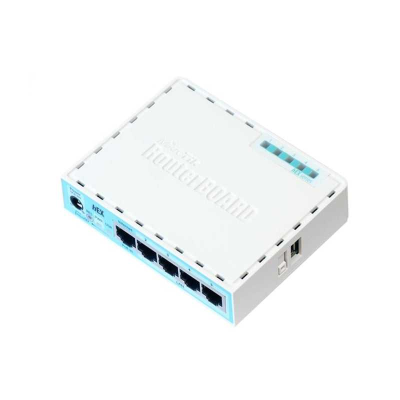 MikroTik HEX 5 Port Gigabit Desktop Router RB750Gr3 RB-HEX
