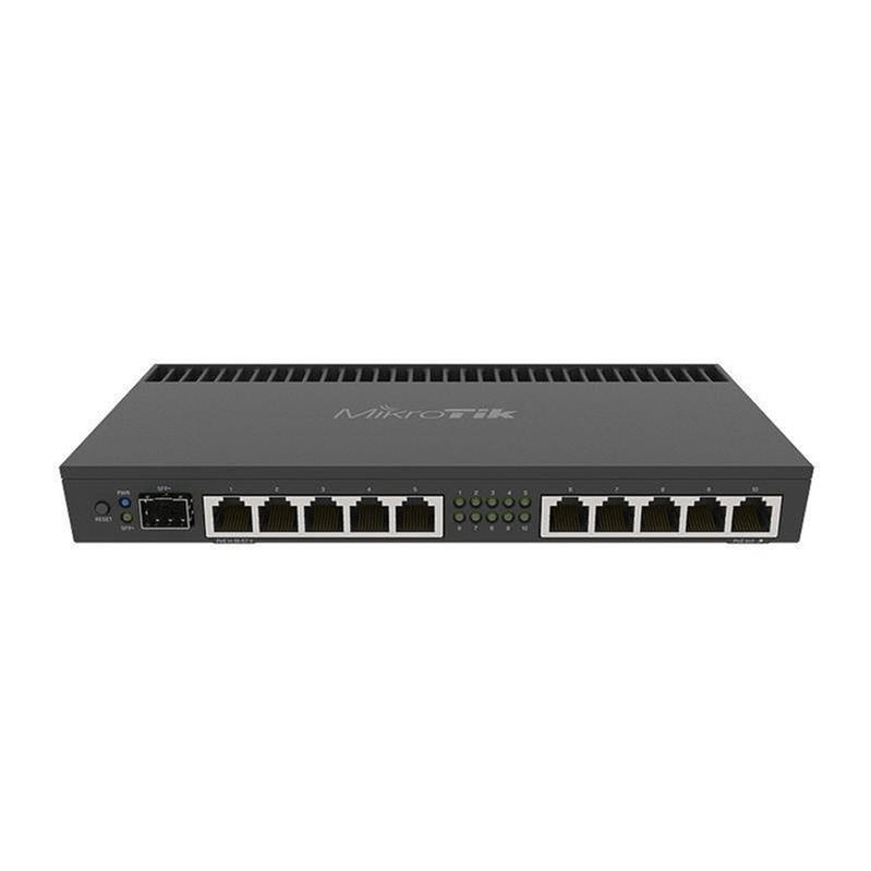 Mikrotik RB4011IGS+RM Wired Router - Gigabit Ethernet Black