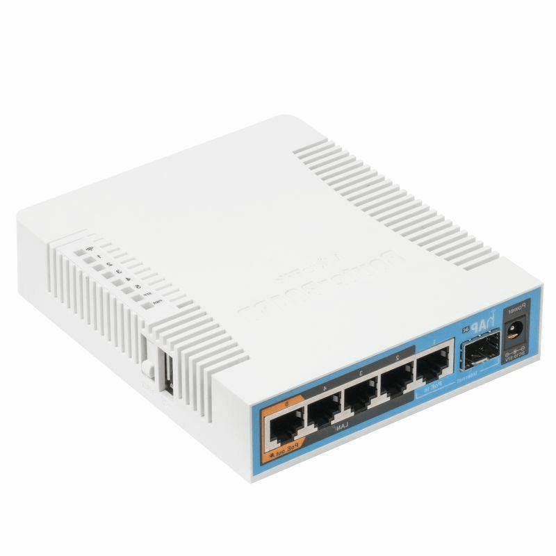 MikroTik hAP ac Wi-Fi Router Dual-band 2.4GHz 5GHz White RB962UIGS-5AC2H