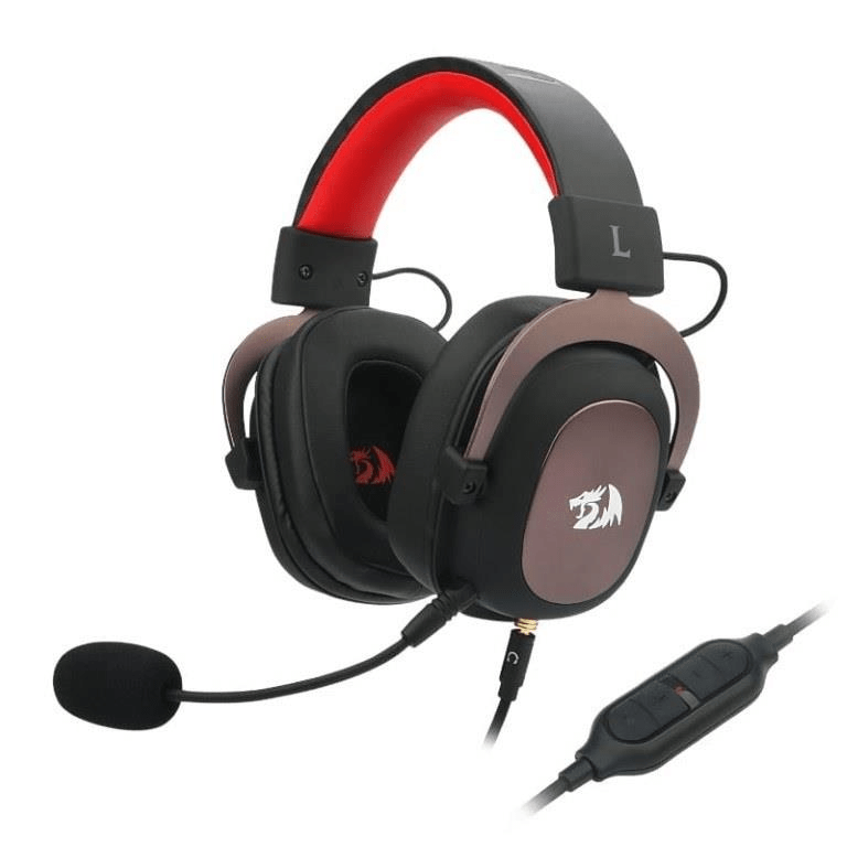 Redragon Zeus Over-Ear 2 USB and AUX 7.1 Headsets Black RD-H510-1