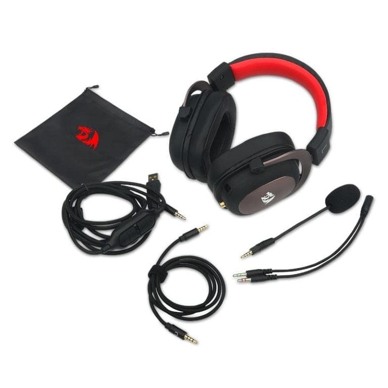 Redragon Zeus Over-Ear 2 USB and AUX 7.1 Headsets Black RD-H510-1