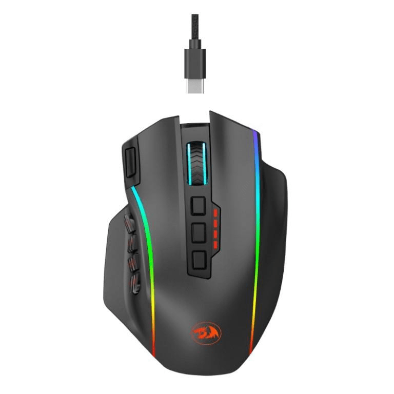 Redragon Perdiction Pro MMO Ergo Gaming Mouse Black RD-M901P-KS