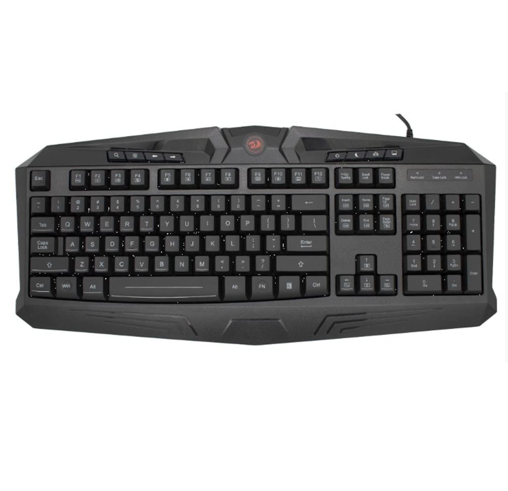 Redragon RD-S101-BA-1 Keyboard Headset and Mouse Combo USB Black and Red