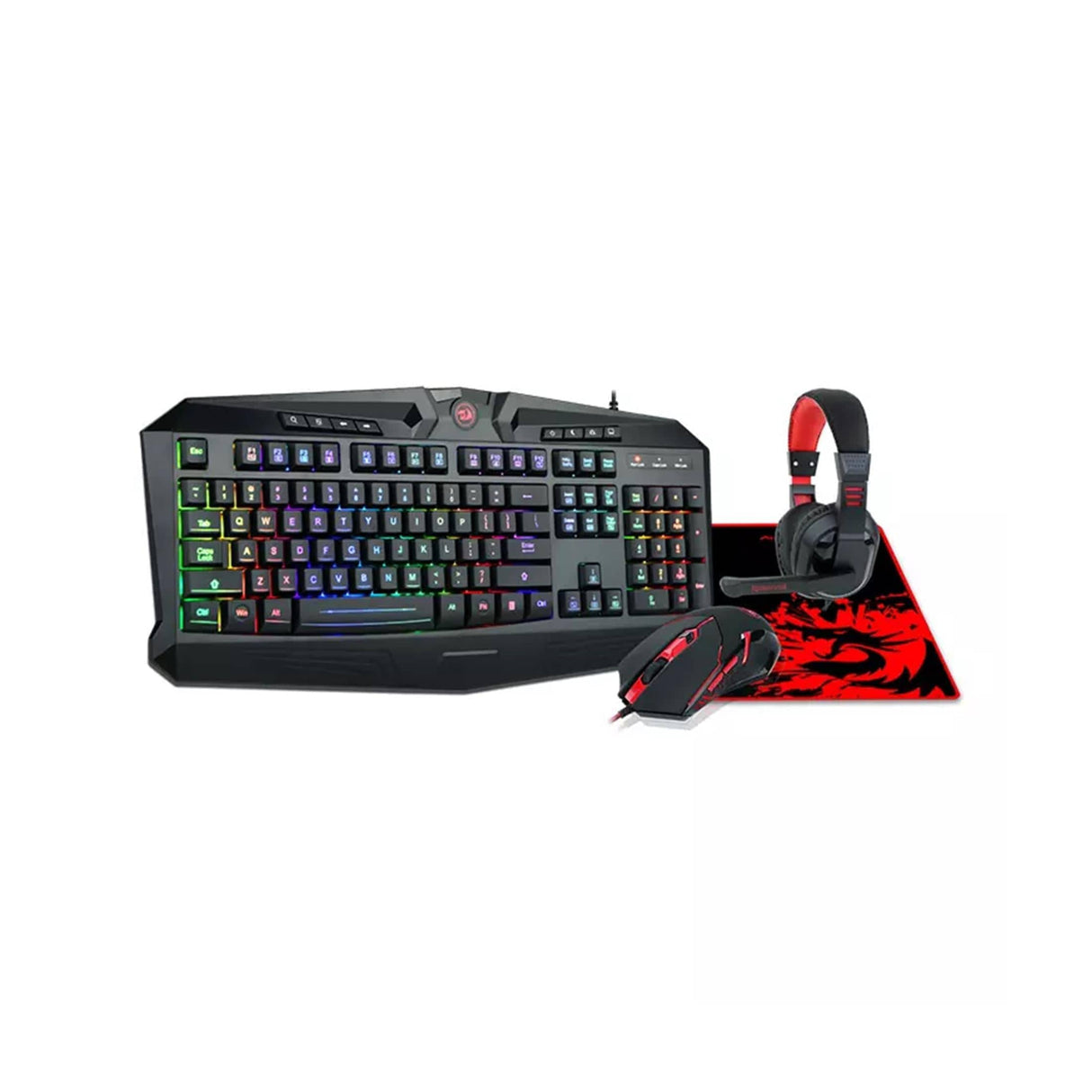 Redragon RD-S101-BA-2 Gaming Combo Mouse Mouse Pad - Headset Keyboard