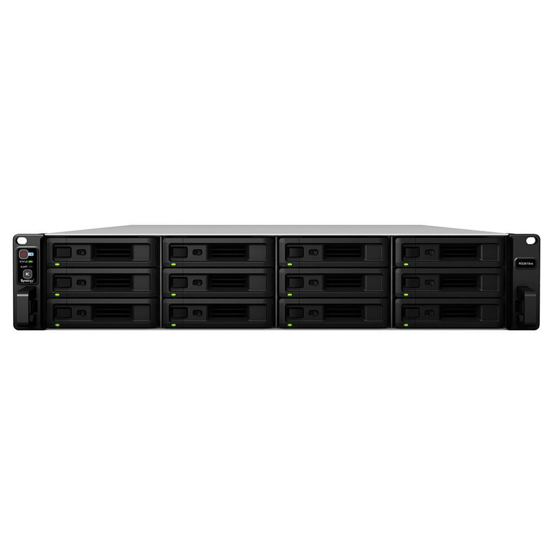 Synology RackStation RS3618xs D-1521 Ethernet LAN Rack (2U) Black NAS RS3618XS