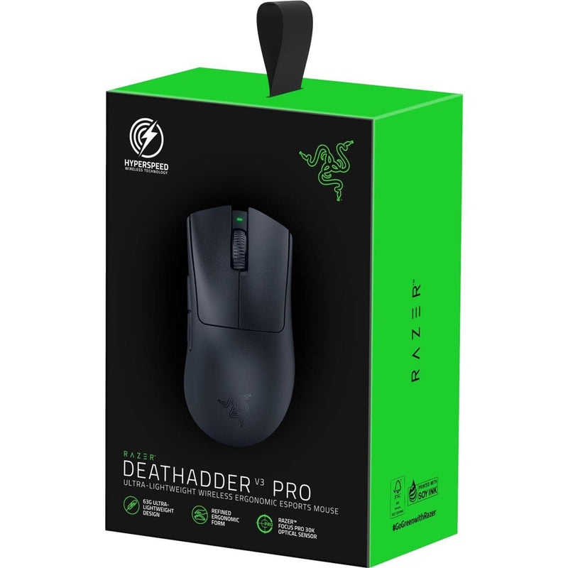 Razer DeathAdder V3 Pro Wireless Gaming Mouse Black RZ01-04630100-R3G1