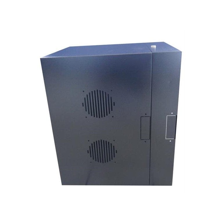 Lambda 9U 300mm Deep Swingframe Wallmount Cabinet with Tempered Glass Front Door S/059922