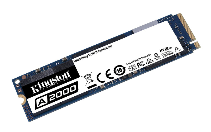 Kingston A2000 M.2 500GB PCIe 3.0 3D NAND NVMe Internal SSD SA2000M8/500G