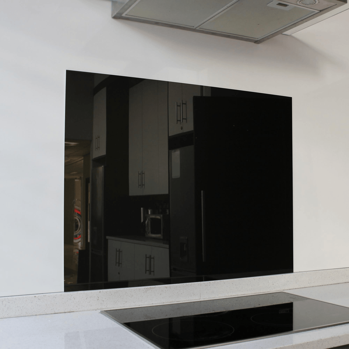 Parrot Metallic Black Hob Splashback 598x650x6mm SB6065MB