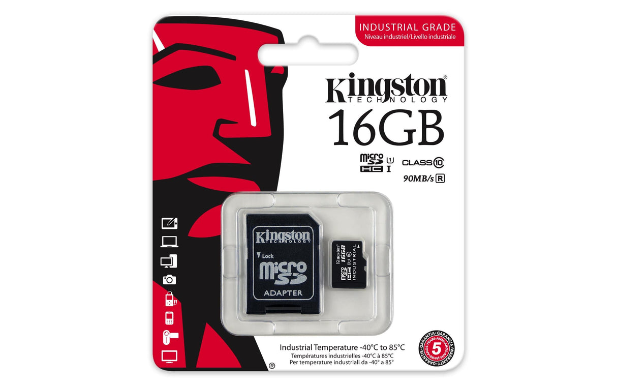 Kingston SDCIT/16GB Memory Card MicroSDHC Class 10 UHS-I