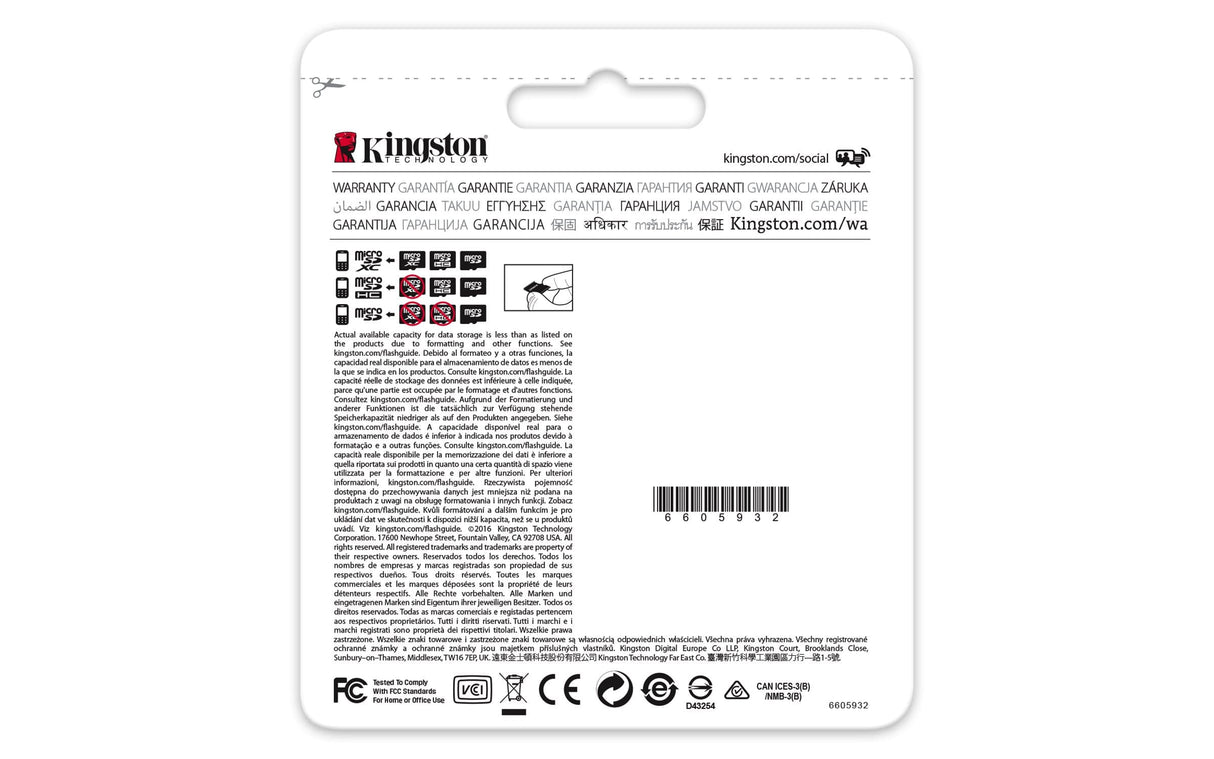 Kingston SDCIT/16GB Memory Card MicroSDHC Class 10 UHS-I