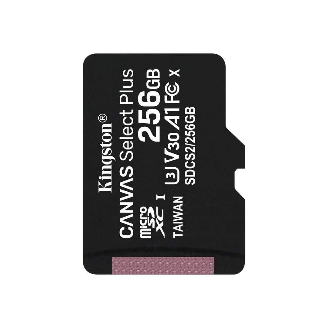 Kingston Technology Canvas Select memory card 256 GB MicroSDXC UHS-I Class 10