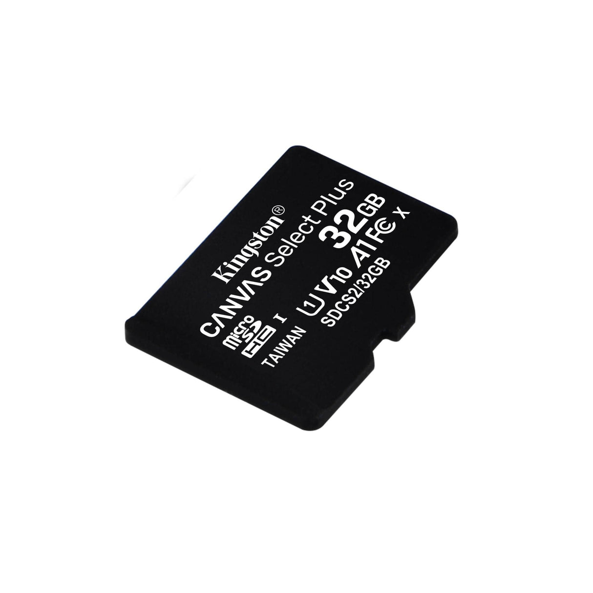 Kingston Technology Canvas Select Plus 32GB micSDHC 100R A1 C10 Three Pack with Single Adapter SDCS2/32GB-3P1A