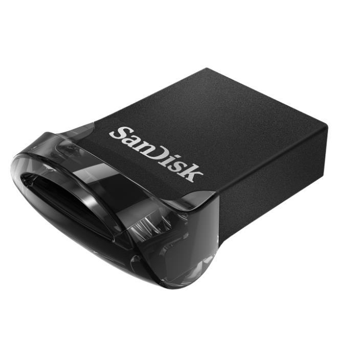 SanDisk Ultra Fit 64GB USB 3.2 Gen 1 Type-A Black USB Flash Drive SDCZ430-064G-G46
