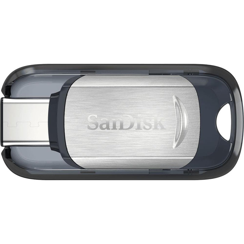 SanDisk Ultra 128GB USB 3.2 Gen 1 Type-C Black and Silver USB Flash Drive SDCZ450-128G-G46