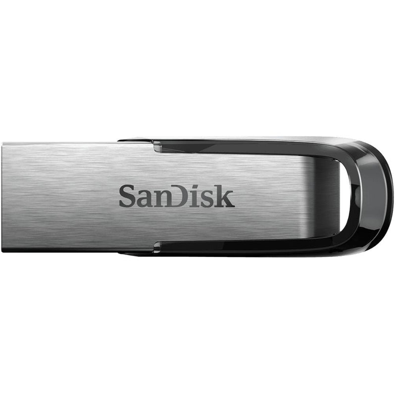 SanDisk Ultra Flair 32GB USB 3.2 Gen 1 Type-A Black and Stainless Steel USB Flash Drive SDCZ73-032G-G46