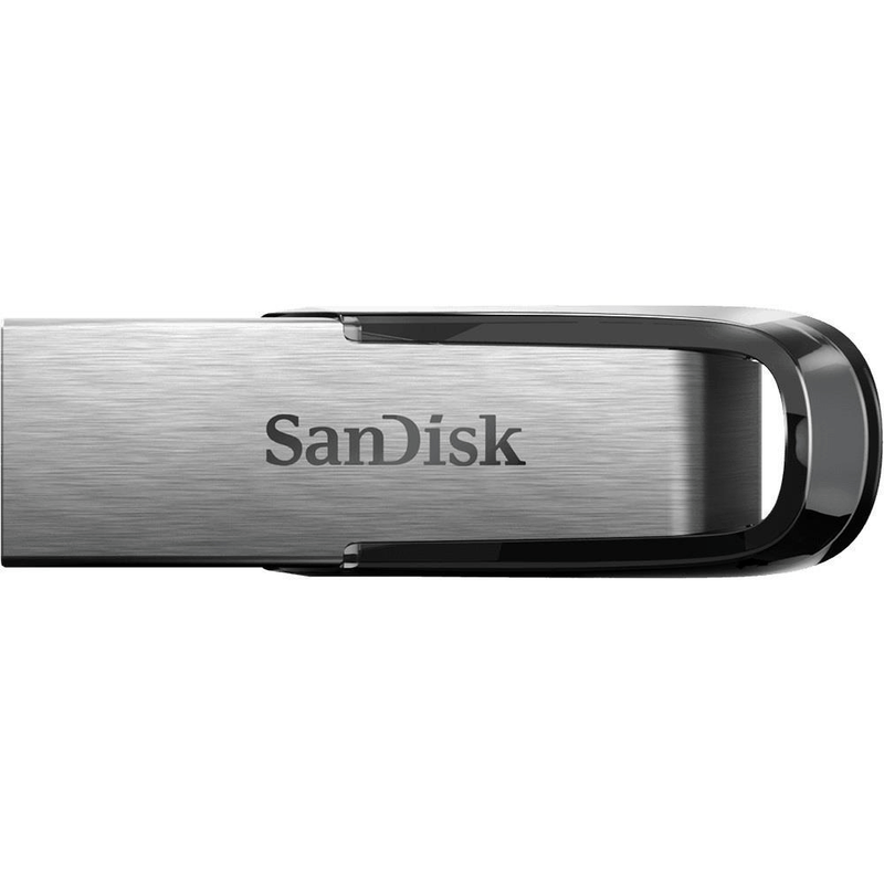 SanDisk Ultra Flair 64GB USB 3.2 Gen 1 Type-A Black and Silver USB Flash Drive SDCZ73-064G-G46