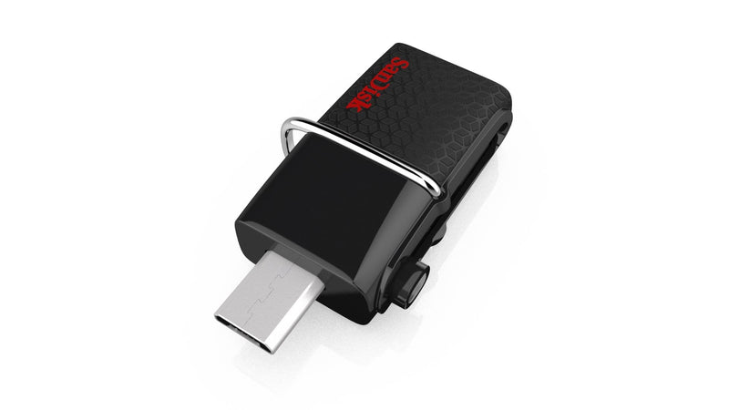SanDisk Ultra Dual 3.0 32GB USB 3.2 Gen 1 Type-A / Micro-USB 3.2 Gen 1 Black USB Flash Drive SDDD2-032G-GAM46