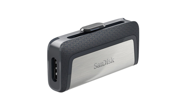SanDisk Ultra Dual Drive USB Type-C 16GB Type-A / 3.2 Gen 1 Black and Silver Flash SDDDC2-016G-G46