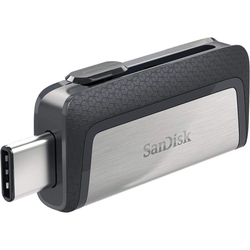 SanDisk Ultra Dual Drive USB Type-C 16GB Type-A / 3.2 Gen 1 Black and Silver Flash SDDDC2-016G-G46