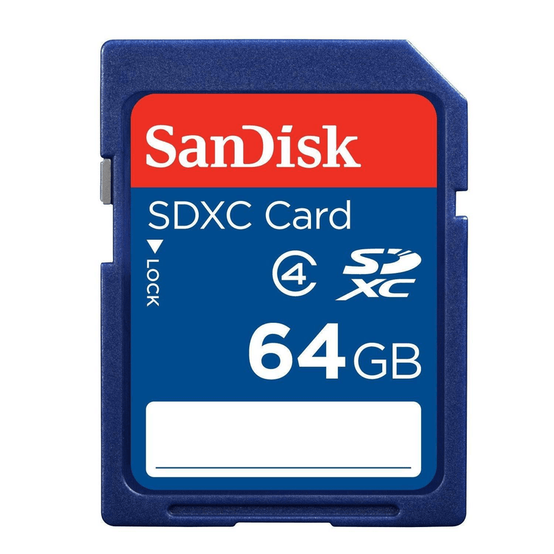 SanDisk 64GB SDXC Memory Card Class 4 SDSDB-064G-B35