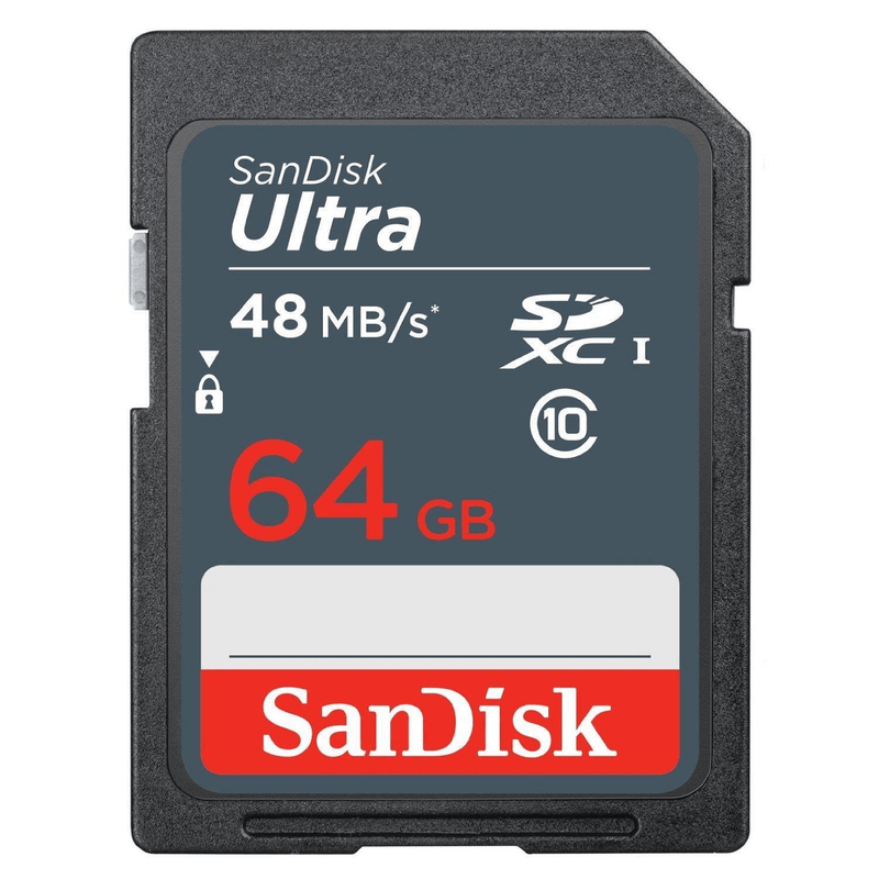 SanDisk Ultra Memory Card 64GB SDXC Class 10 SDSDUNB-064G-GN3IN