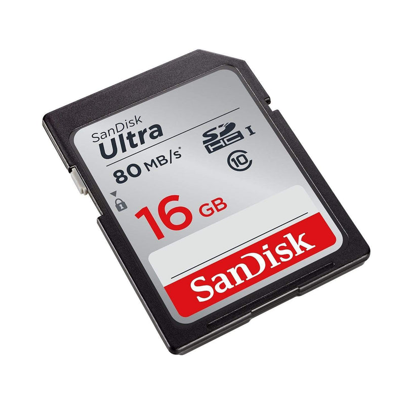 SanDisk Ultra Memory Card 16GB SDHC Class 10 UHS-I SDSDUNC-016G-GN6IN
