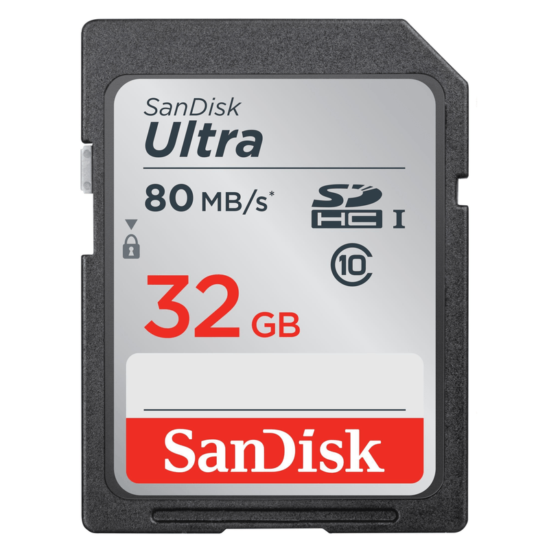 SanDisk Ultra Memory Card 32GB SDHC Class 10 UHS-I SDSDUNC-032G-GN6IN