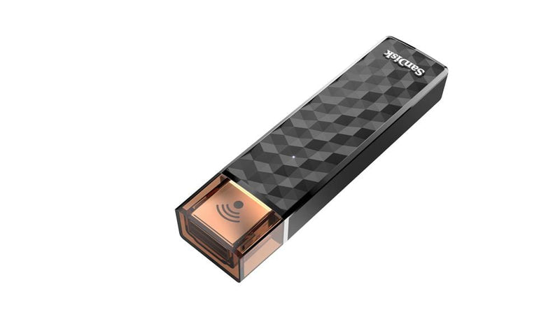 SanDisk Connect Wireless Stick 64GB USB 2.0 Type-A Black USB Flash Drive SDWS4-064G-G46