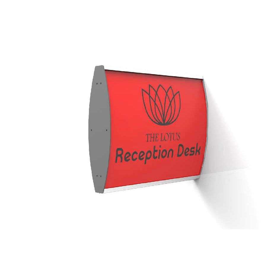 Parrot Sign Frame 100x300mm Double Sided Wall Mounted SF1030D