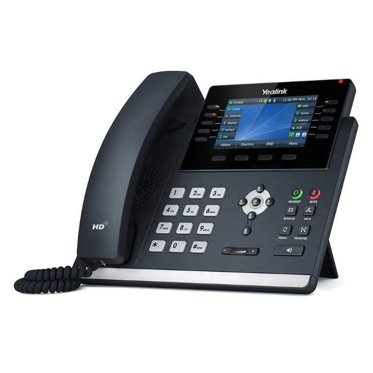 Yealink T46U GB IP PHONE WITH DUAL USB PORTS AND 4.3-inch COLOUR LCD EXCLUDES PSU SIP-T46U Grey Wi-Fi