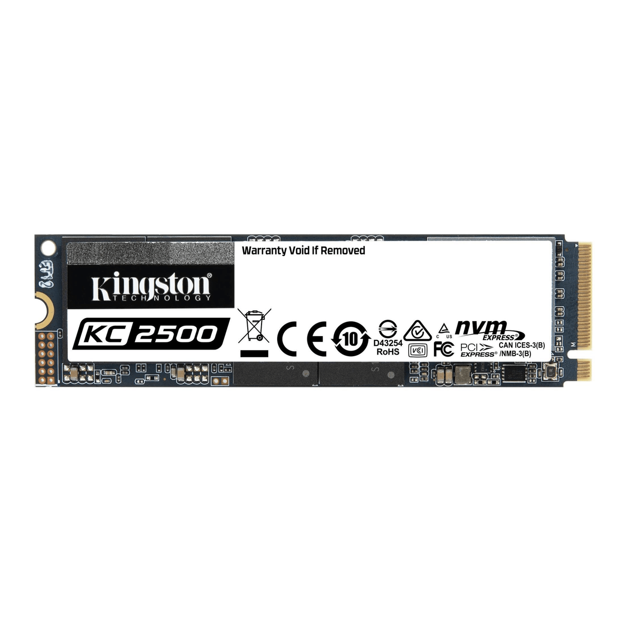 Kingston KC2500 M.2 1TB PCIe 3.0 3D TLC NVMe Internal SSD SKC2500M8/1000G