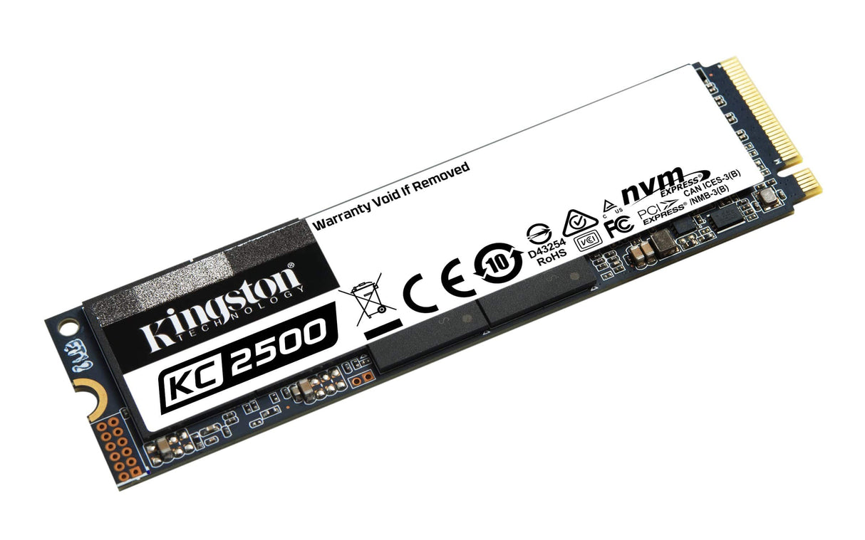 Kingston KC2500 M.2 500GB PCIe 3.0 3D TLC NVMe Internal SSD SKC2500M8/500G