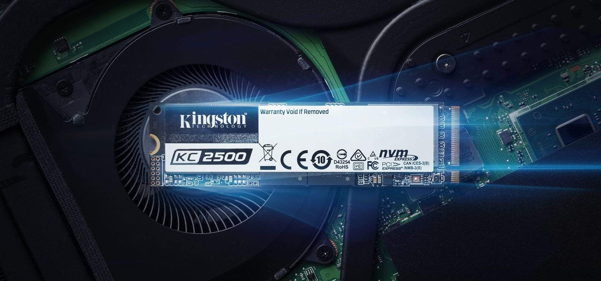 Kingston KC2500 M.2 500GB PCIe 3.0 3D TLC NVMe Internal SSD SKC2500M8/500G