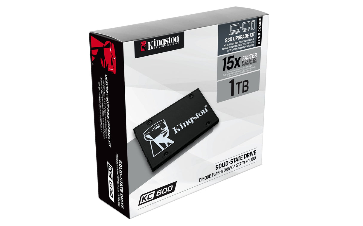 Kingston KC600 2.5-inch 1024GB Serial ATA III 3D TLC Internal SSD SKC600B/1024G