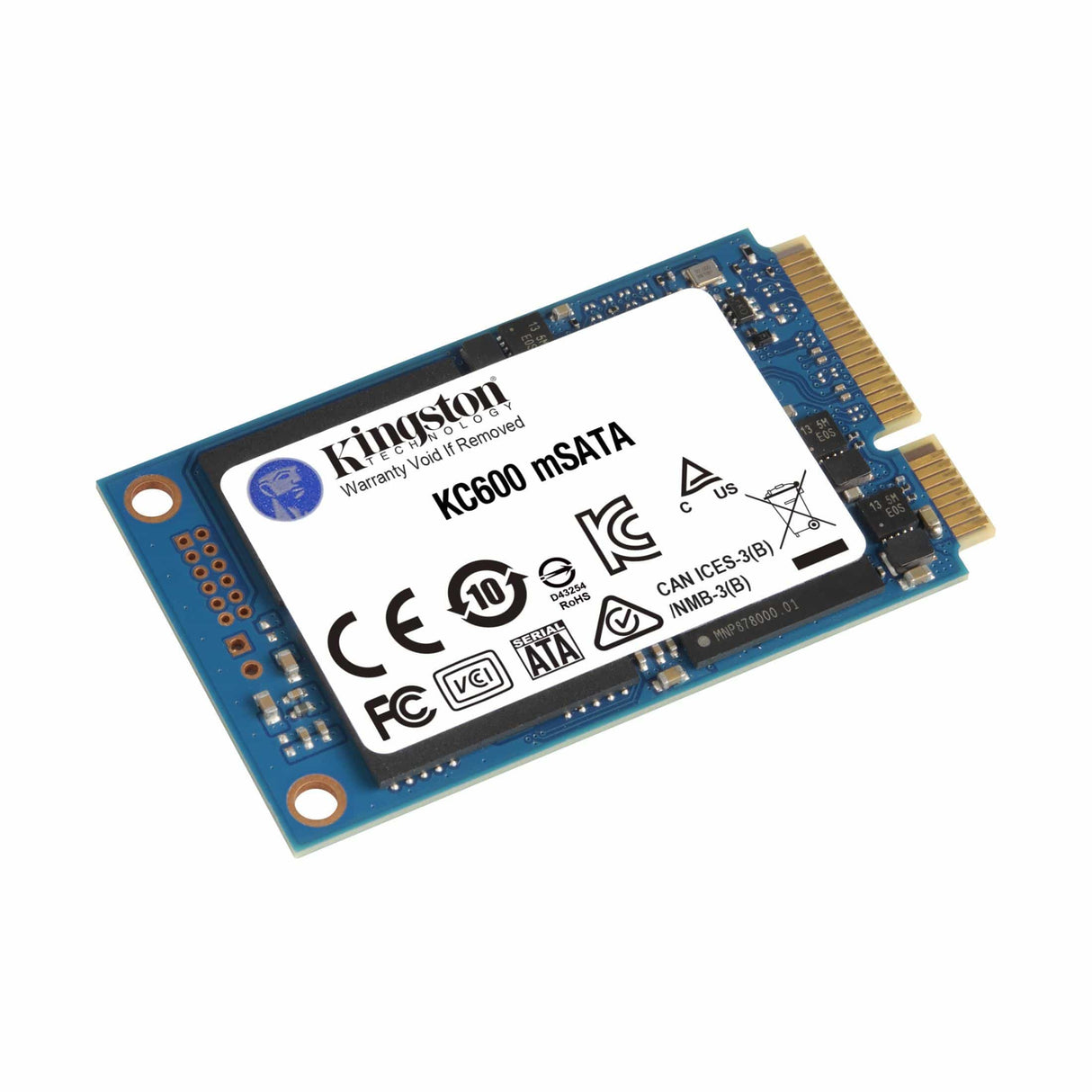Kingston Technology KC600 512GB SSD SATA3 mSATA SKC600MS/512G