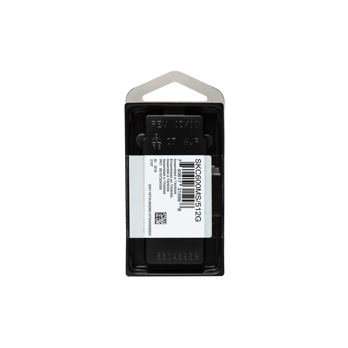 Kingston Technology KC600 512GB SSD SATA3 mSATA SKC600MS/512G