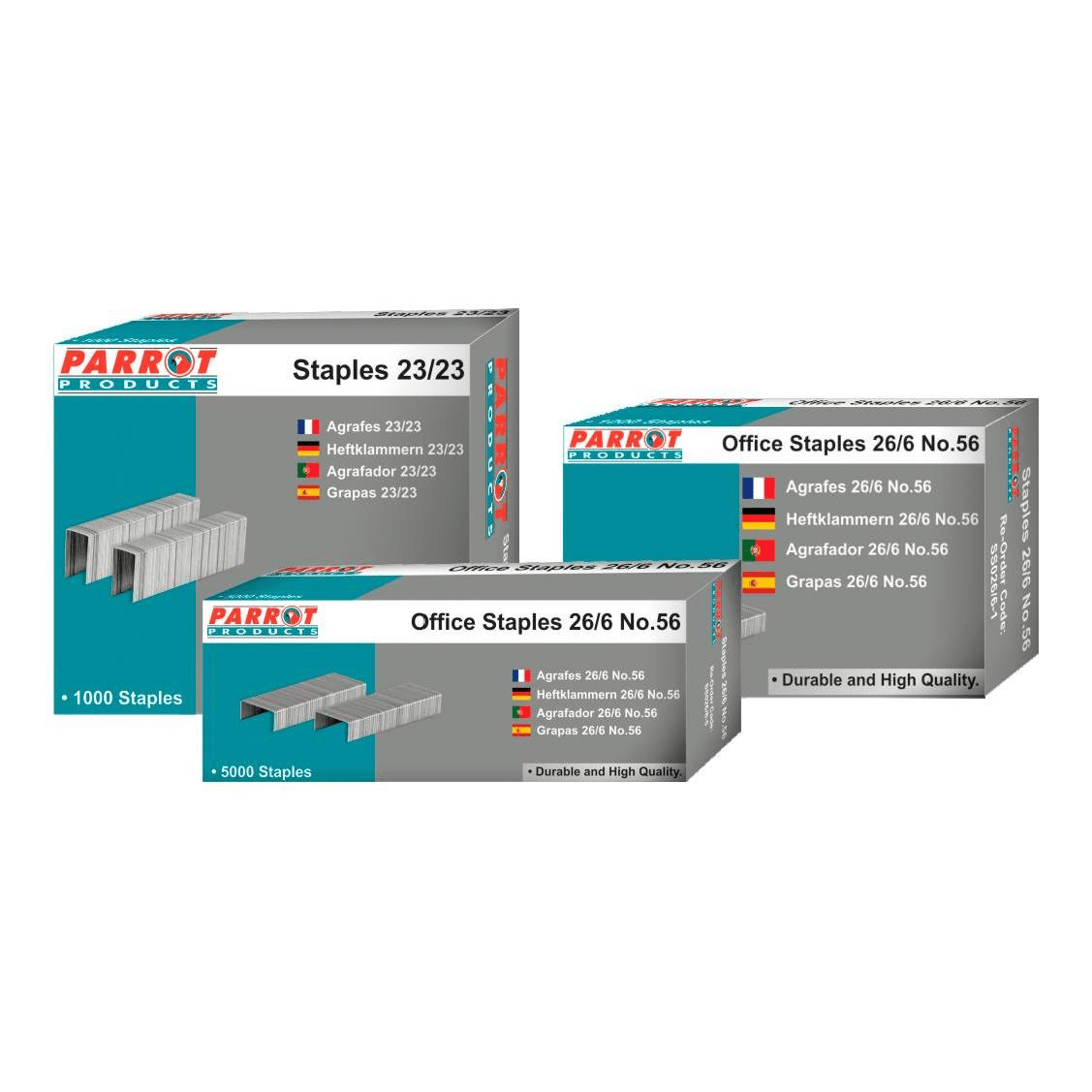 Parrot Staples Staple 23/23 Box of 1000 200 Pages SS023/23