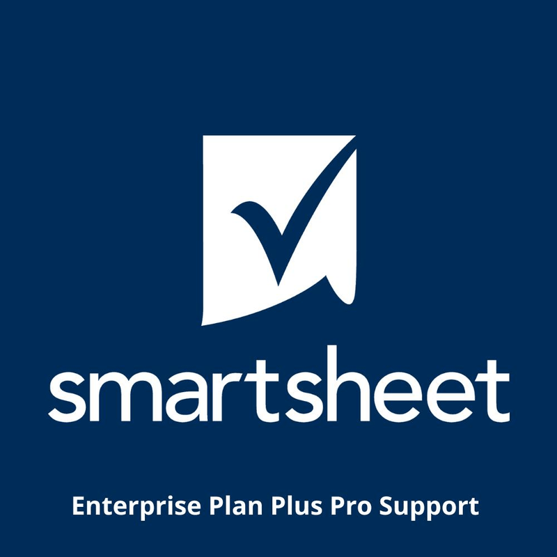 Smartsheets Enterprise Plan Plus Pro Support Licensed User - 1 Year Subscription